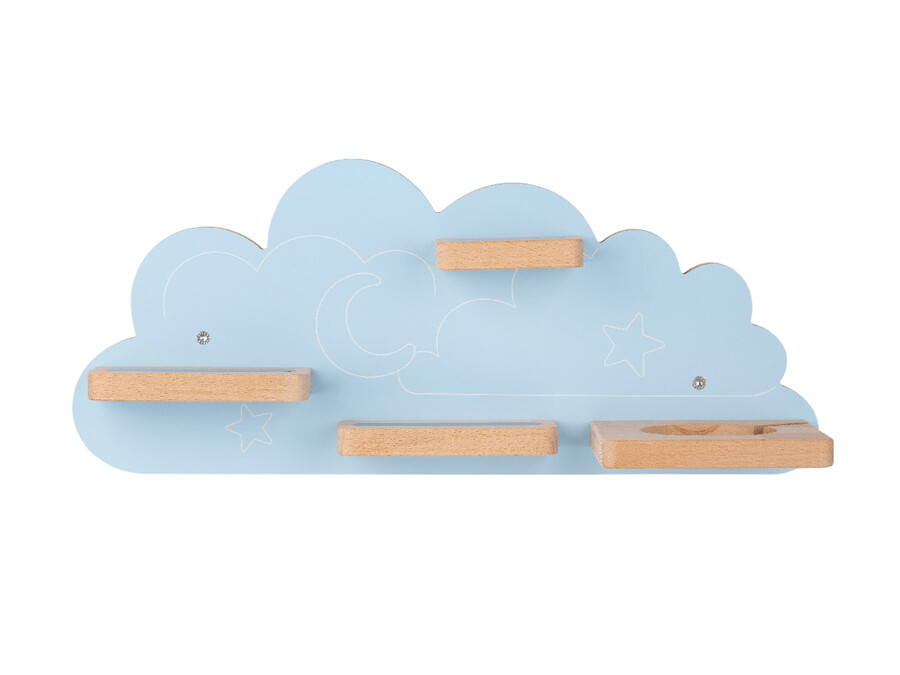 klein displayplankje - wolk