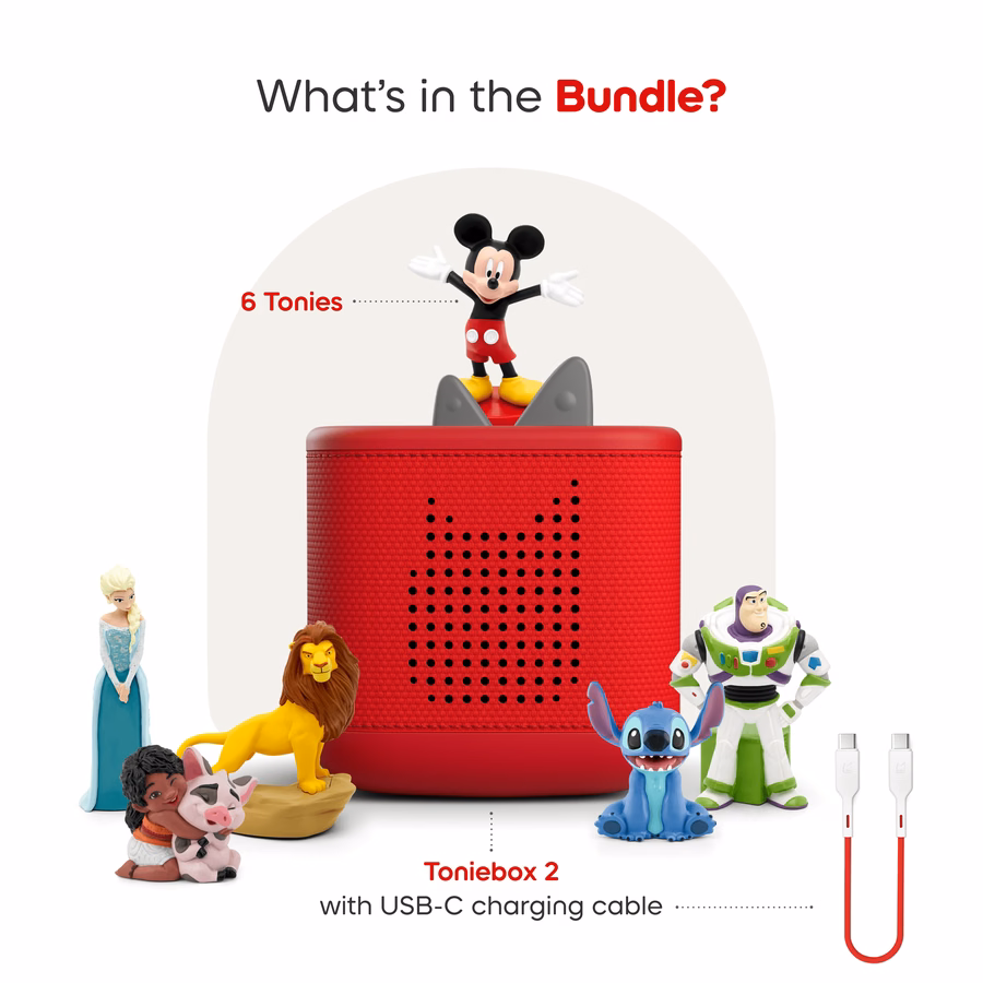 Toniebox 2 Disney-bundel - Zonsondergangrood