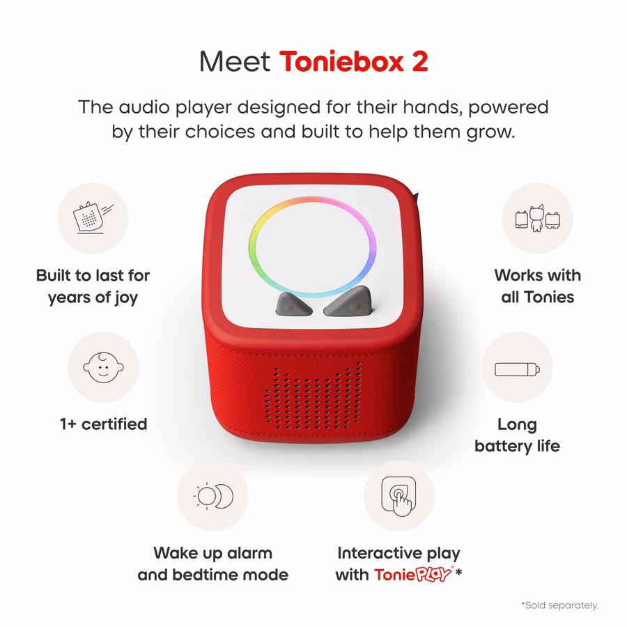 Toniebox 2 Disney-bundel - Zonsondergangrood