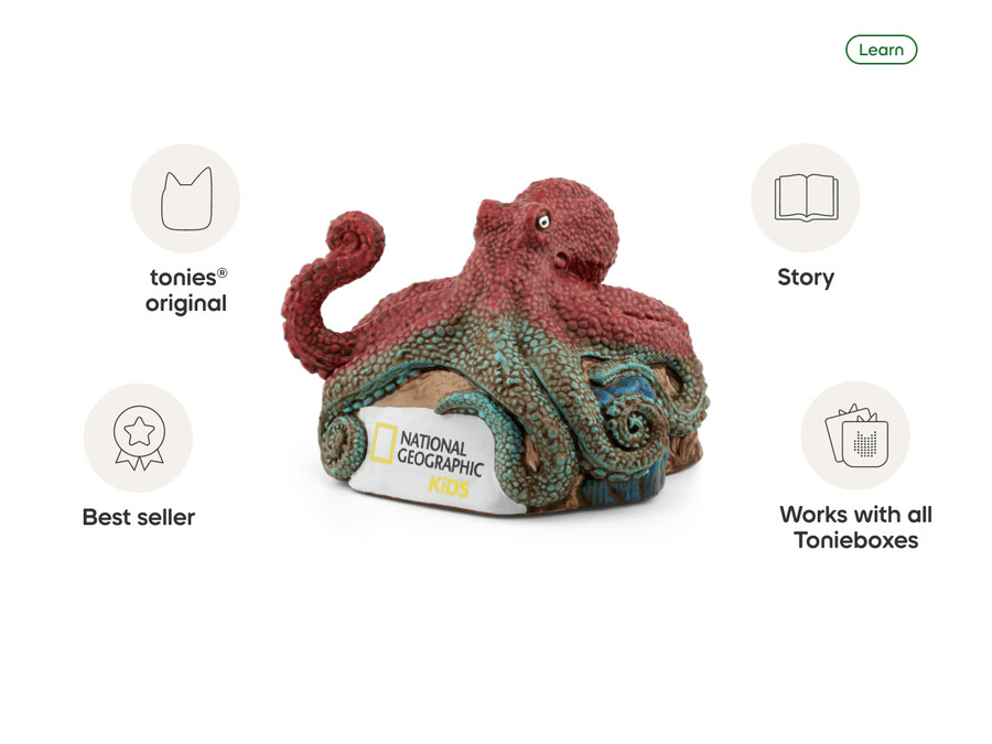 national geographic kids octopus tonie
