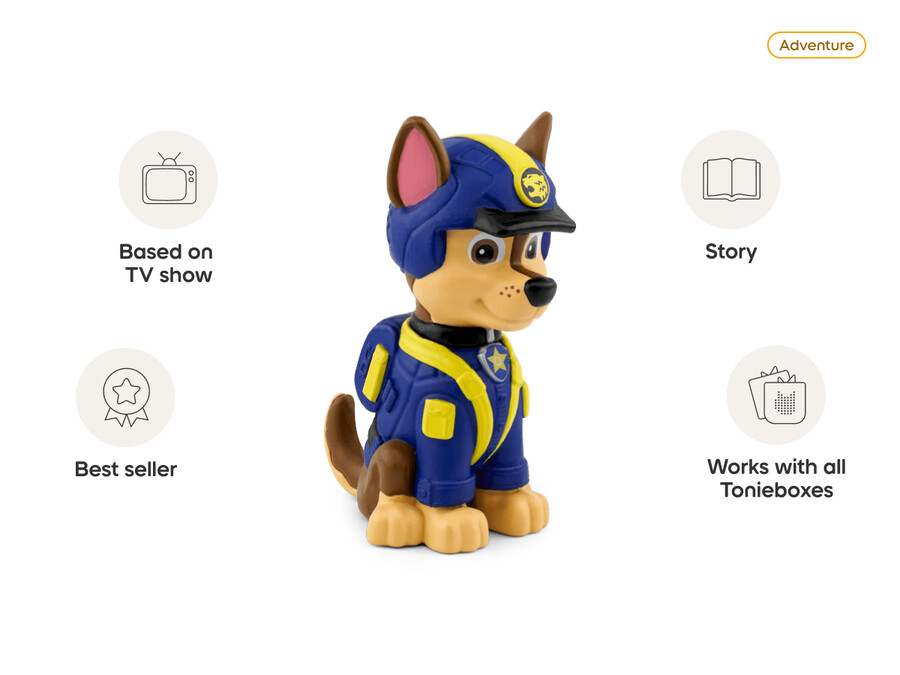 paw patrol junglepups chase tonie