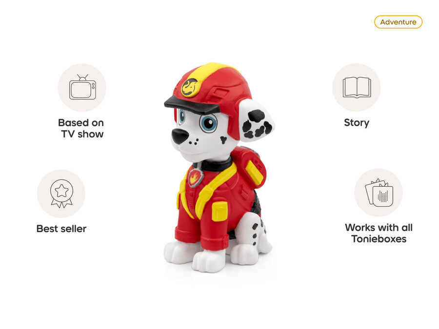 paw patrol jungle-pups marshall tonie