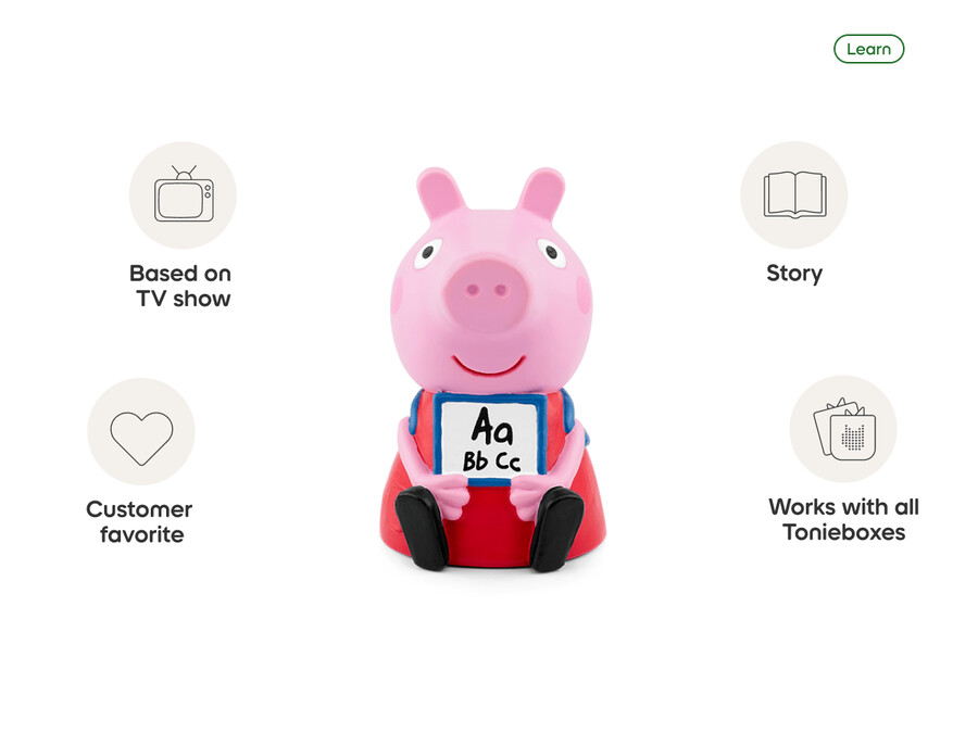peppa pig leer met peppa tonie