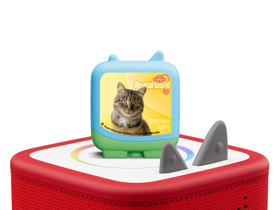 animal world precious pets clever tonies - 4-pack