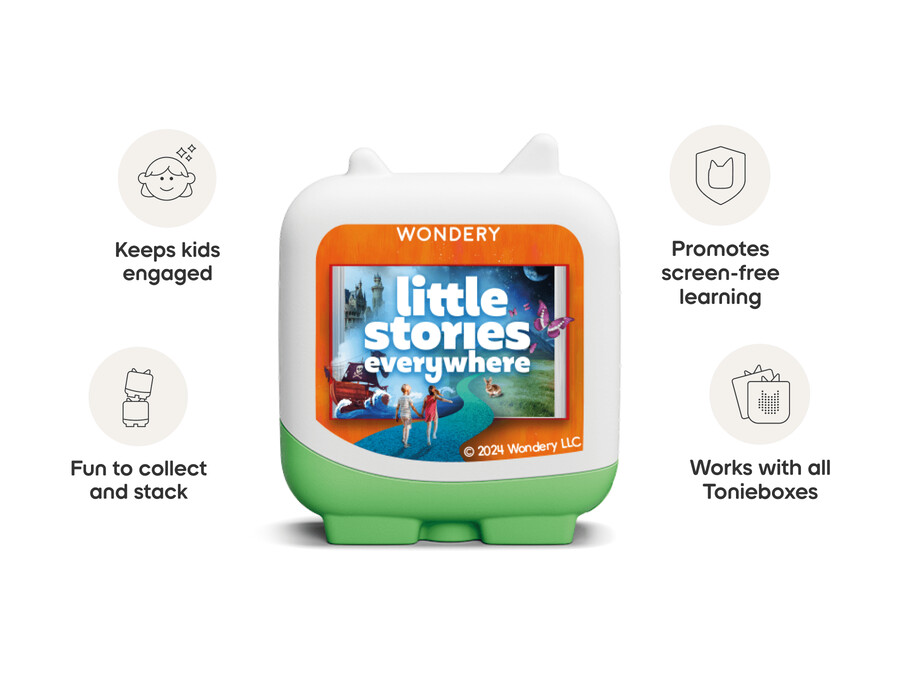 wondery kids clever tonies - verpakking van 4 stuks