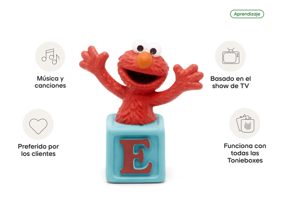 sesamstraat elmo tonie en español