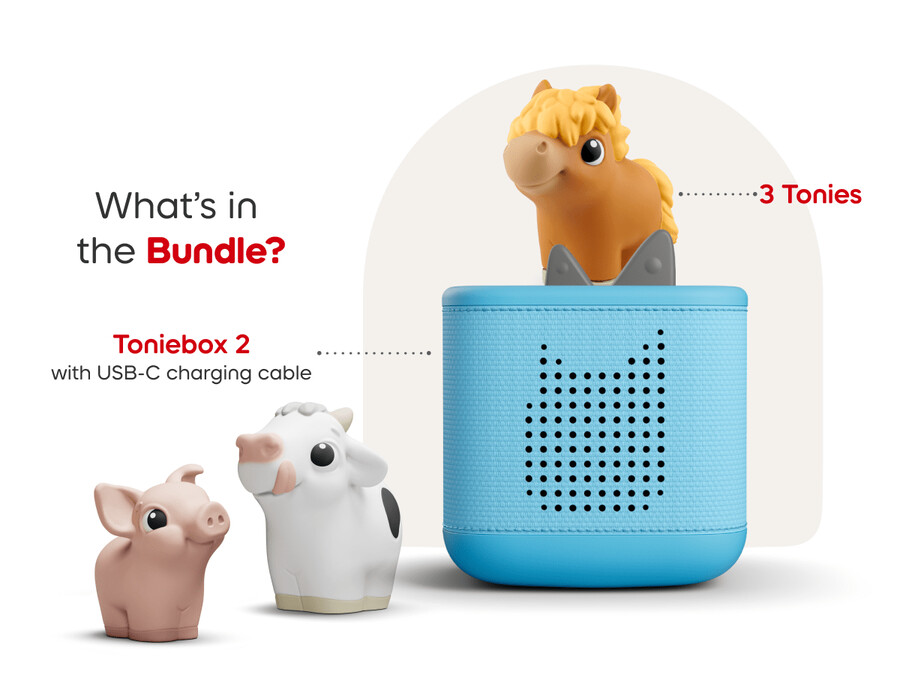 toniebox 2 mijn eerste tonies-bundel - hemelsblauw