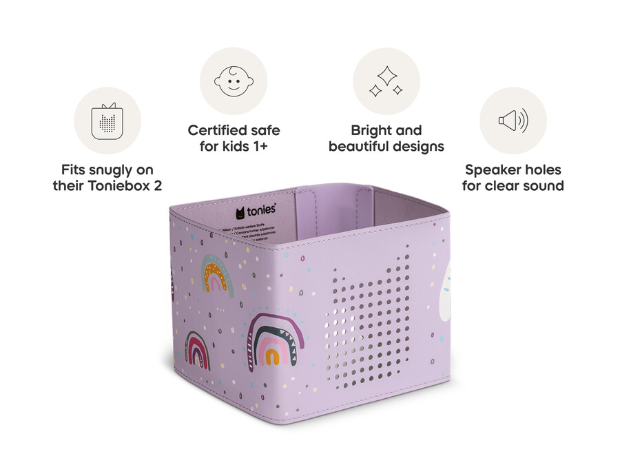 toniebox 2 hoesje regenboog